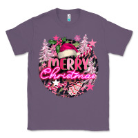 Lavender pink merry christmas Classic Tee - FaDigitalArtStudio