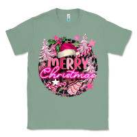 Sage pink merry christmas Classic Tee - FaDigitalArtStudio