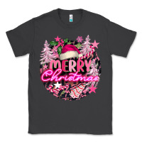 Smoke pink merry christmas Classic Tee - FaDigitalArtStudio