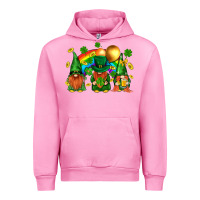 Fuchsia Pink st. patricks  gnomies with rainbow Urban Hoodie - BundleAndBundleShop