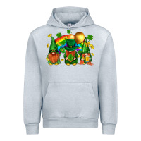 Heather Grey st. patricks  gnomies with rainbow Urban Hoodie - BundleAndBundleShop