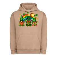 Pigment Burro st. patricks  gnomies with rainbow Urban Hoodie - BundleAndBundleShop