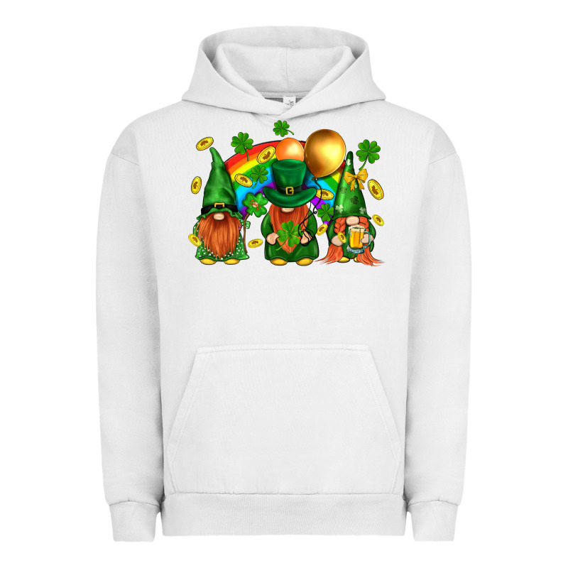 St. Patricks  Gnomies With Rainbow Urban Hoodie by BundleAndBundleShop | Teevron