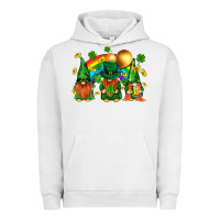 Pigment Lunar Rock st. patricks  gnomies with rainbow Urban Hoodie - BundleAndBundleShop