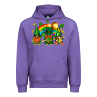 Tulip st. patricks  gnomies with rainbow Urban Hoodie - BundleAndBundleShop