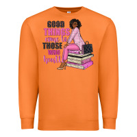 Carrot good things come to those who hustle Premium Sweatshirt - NancyCooperArtShop