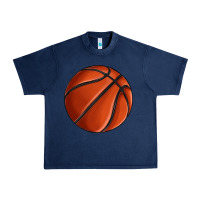 Navy basketball Urban Heavy Tee - texasbilliewilder
