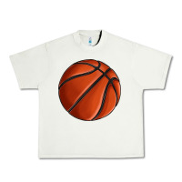 Pistachio basketball Urban Heavy Tee - texasbilliewilder