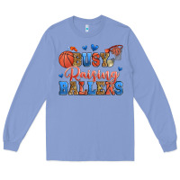 Colony Blue busy raising ballers basketball Long Sleeve Tee - Zillion Design Studio