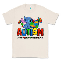 Autism Stitch Accept Love Understand Classic Tee | Teevron