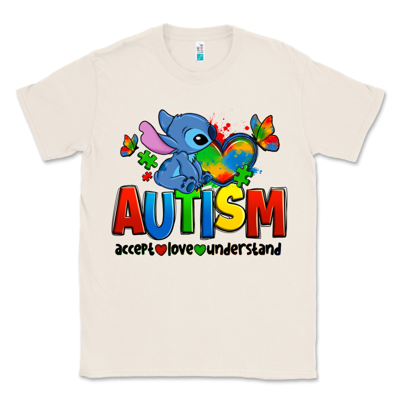 Autism Stitch Accept Love Understand Classic Tee by Zillion Design Studio | Teevron