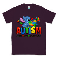 Plum autism stitch accept love understand Classic Tee - Zillion Design Studio