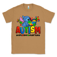 Toasted Coconut autism stitch accept love understand Classic Tee - Zillion Design Studio
