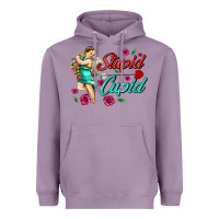 Lavender stupid cupid Heavyweight Hoodie - AdoDesignShop