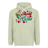 Matcha stupid cupid Heavyweight Hoodie - AdoDesignShop