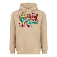 Stupid Cupid Heavyweight Hoodie | Teevron