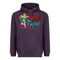 Plum stupid cupid Heavyweight Hoodie - AdoDesignShop