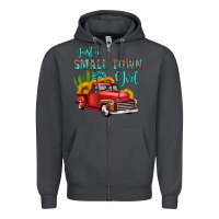 Smoke just a small town girl with car Zipper Hoodie - HRA Design Shop