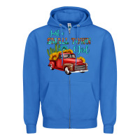 True Royal just a small town girl with car Zipper Hoodie - HRA Design Shop