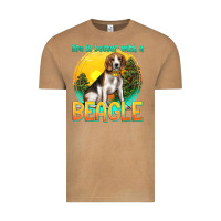 Vintage Camel life is better with a beagle Vintage Tee - texasbilliewilder