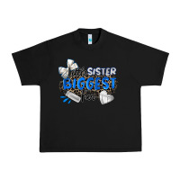Black little sister biggest fan volleyball Urban Heavy Tee - Zillion Design Studio