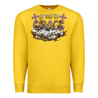 Lemon grow in grace Premium Sweatshirt - NancyCooperArtShop