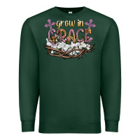 Sports Green grow in grace Premium Sweatshirt - NancyCooperArtShop