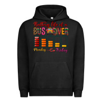 Pigment Black Battery Life Of A Bus Driver Urban Hoodie - BundleAndBundleShop
