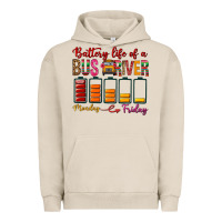 Pigment French Oak Battery Life Of A Bus Driver Urban Hoodie - BundleAndBundleShop