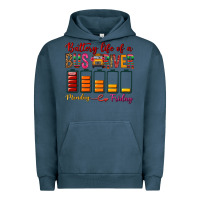 Pigment Midnight Navy Battery Life Of A Bus Driver Urban Hoodie - BundleAndBundleShop