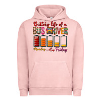 Pigment Salmon Battery Life Of A Bus Driver Urban Hoodie - BundleAndBundleShop
