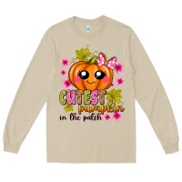 Mushroom Cutest Pumpkin In The Patch Long Sleeve Tee - texasbilliewilder