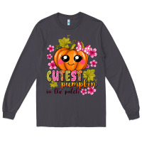 Smoke Cutest Pumpkin In The Patch Long Sleeve Tee - texasbilliewilder