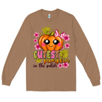 Toasted Coconut Cutest Pumpkin In The Patch Long Sleeve Tee - texasbilliewilder