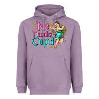 Lavender no thanks cupid Heavyweight Hoodie - AdoDesignShop