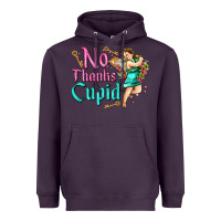 Plum no thanks cupid Heavyweight Hoodie - AdoDesignShop