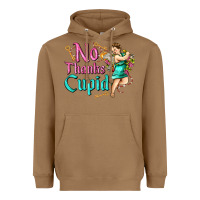 Toasted Coconut no thanks cupid Heavyweight Hoodie - AdoDesignShop