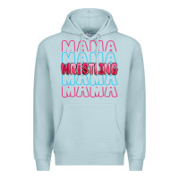 Blue Mist wrestling mama Premium Hoodie - MaliasSmallBusiness