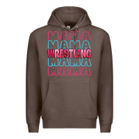 Coffee wrestling mama Premium Hoodie - MaliasSmallBusiness