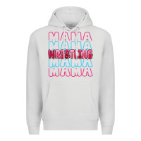 Dove Grey wrestling mama Premium Hoodie - MaliasSmallBusiness