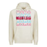 Oatmeal Heather wrestling mama Premium Hoodie - MaliasSmallBusiness
