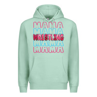 Seafoam wrestling mama Premium Hoodie - MaliasSmallBusiness