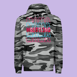 Wrestling Mama Premium Hoodie Designed By Maliassmallbusiness