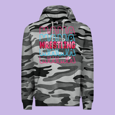 Wrestling Mama Premium Hoodie Designed By Maliassmallbusiness
