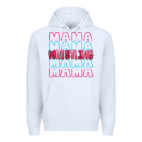 White wrestling mama Premium Hoodie - MaliasSmallBusiness
