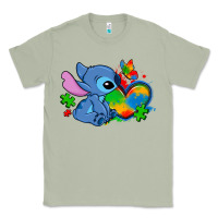 Matcha autism stitch heart Classic Tee - Zillion Design Studio
