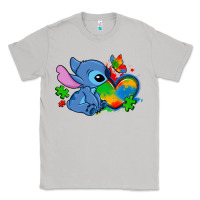 Moon Dust autism stitch heart Classic Tee - Zillion Design Studio