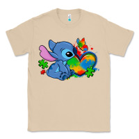 Mushroom autism stitch heart Classic Tee - Zillion Design Studio