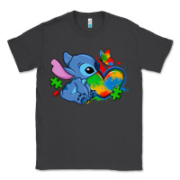 Smoke autism stitch heart Classic Tee - Zillion Design Studio