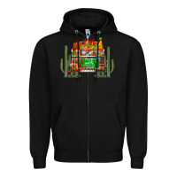 Black cinco de mayo truck Zipper Hoodie - RacoonDesign